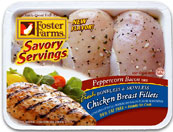Savory Servings Peppercorn Bacon Boneless Skinless Chicken Breast Fillets