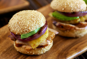 Pineapple Chicken Sliders