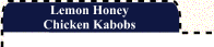 Lemon Honey Chicken Kabobs